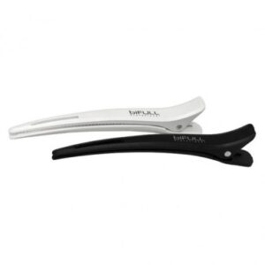 BFLL Pinza plastico pato blanca y negra 6 uni.